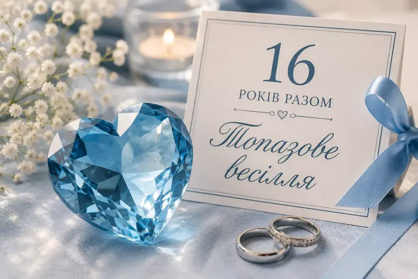16 років весілля: яке це весілля, що дарувати та як привітати з річницею
