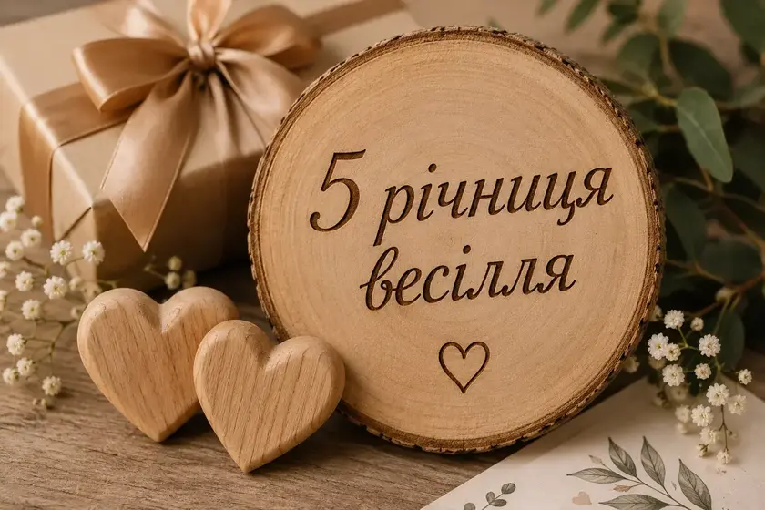 5 річниця весілля: що дарувати на дерев’яне весілля, як привітати з річницею