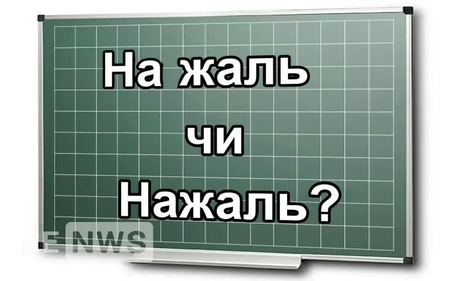 нажаль чи нажаль