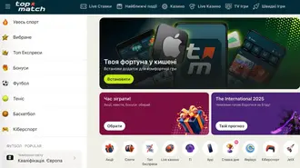 Букмекерська контора Топ Матч – детальний огляд для бетторів