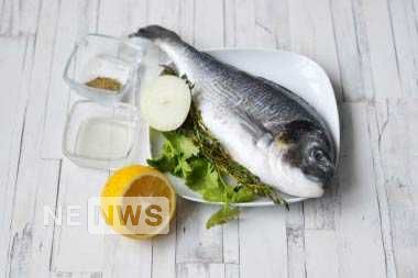 Дорадо запечений в духовці - Підготовка інгрідієнтів