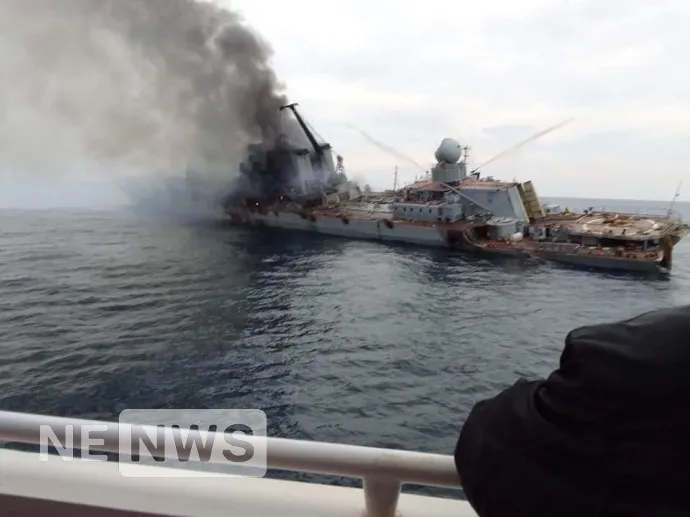 Russia's first significant loss in the war with Ukraine is the loss of the Moskva missile cruiser