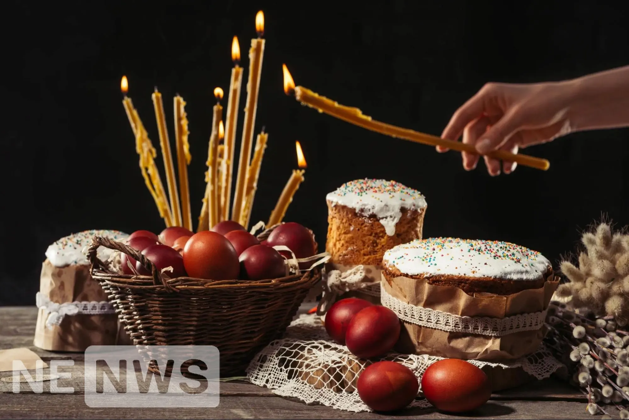 Випікання паски на Великдень в Україні
