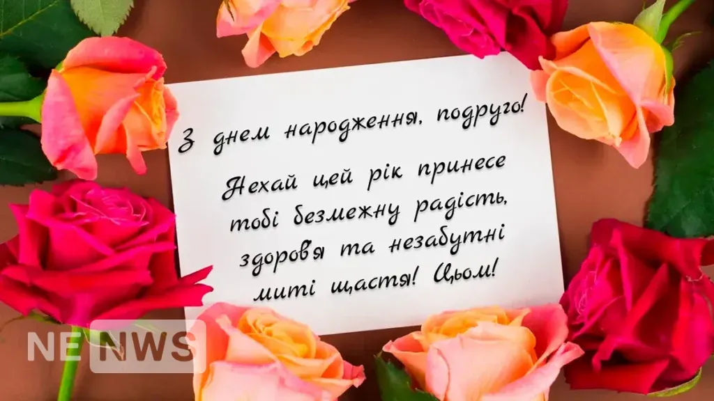 Оригінальні привітання подруги з днем народження