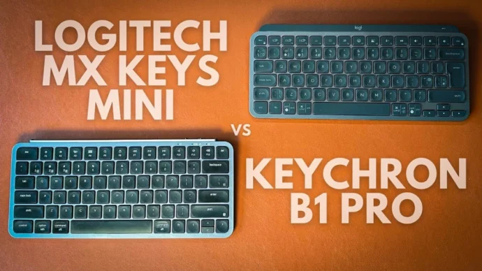 Keychron B1 Pro vs Logitech Mx Keys Mini: що вибрати для роботи в дорозі