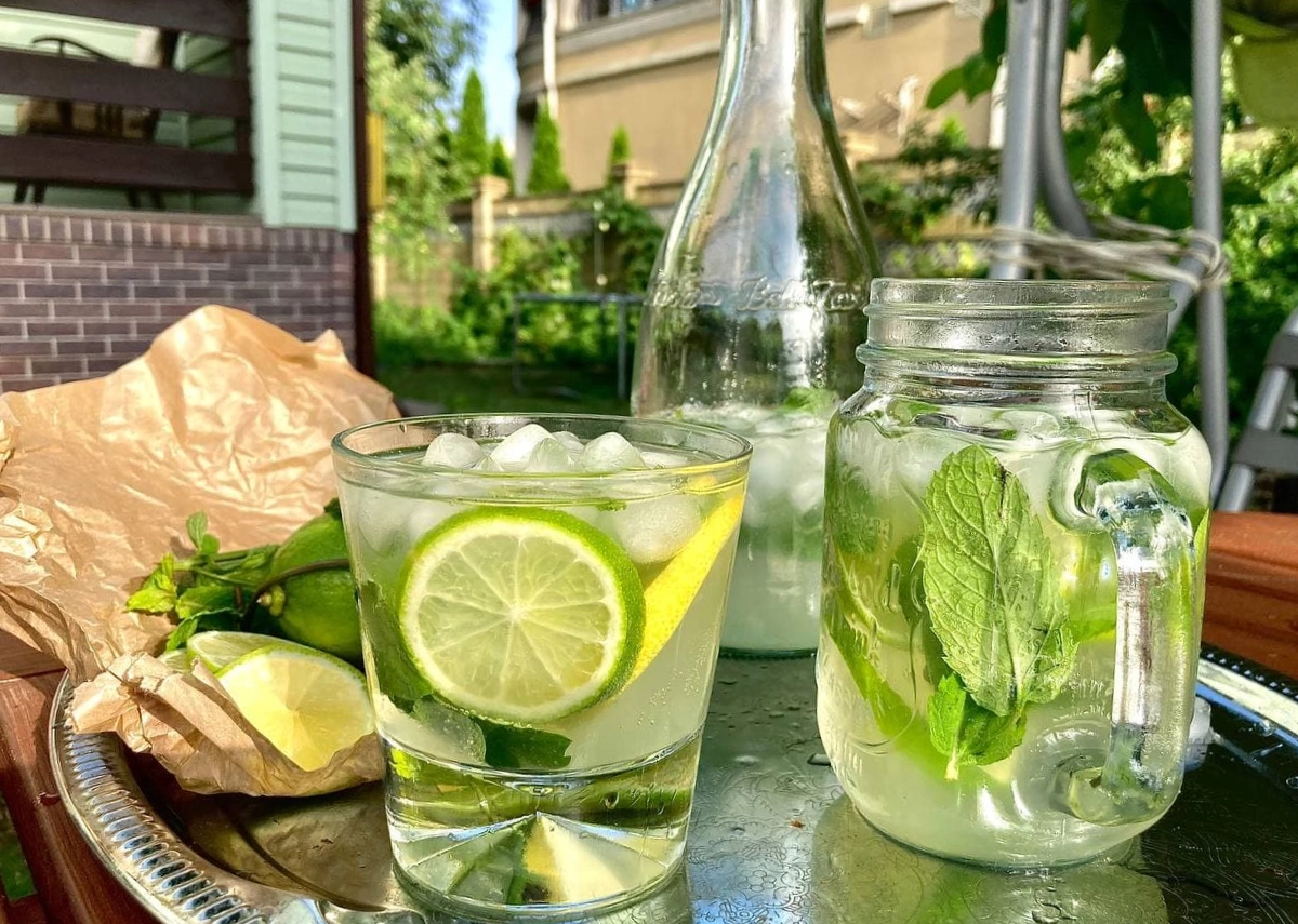 Non-alcoholic mojito — step-by-step recipe