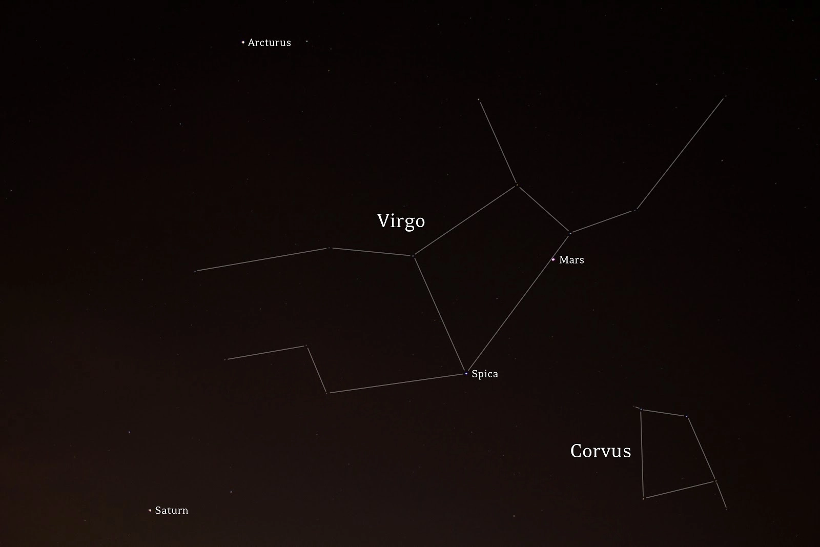 Як знайти сузір’я Діви