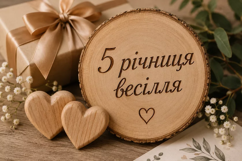 5 річниця весілля: що дарувати на дерев’яне весілля, як привітати з річницею