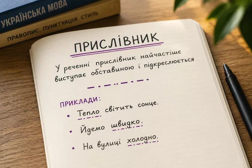 Як підкреслюється прислівник: просте правило та приклади