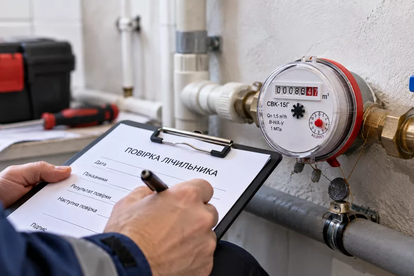 Як часто проводять повірку лічильників води, газу, електроенергії та тепла у 2026 році