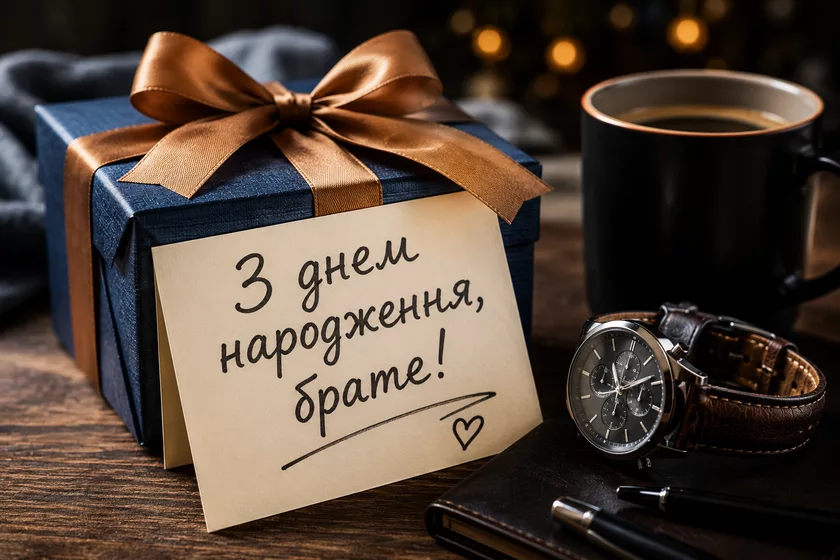 З днем народження брату — щирі привітання своїми словами українською